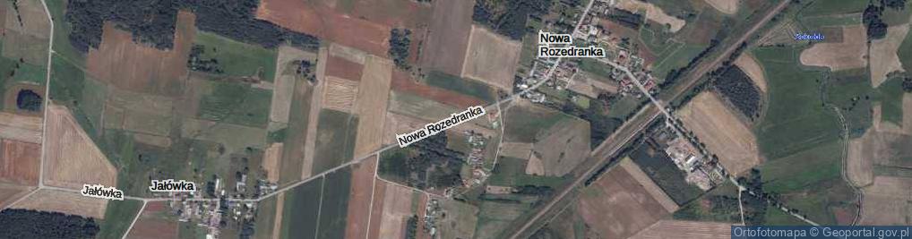 Zdjęcie satelitarne Nowa Rozedranka ul.